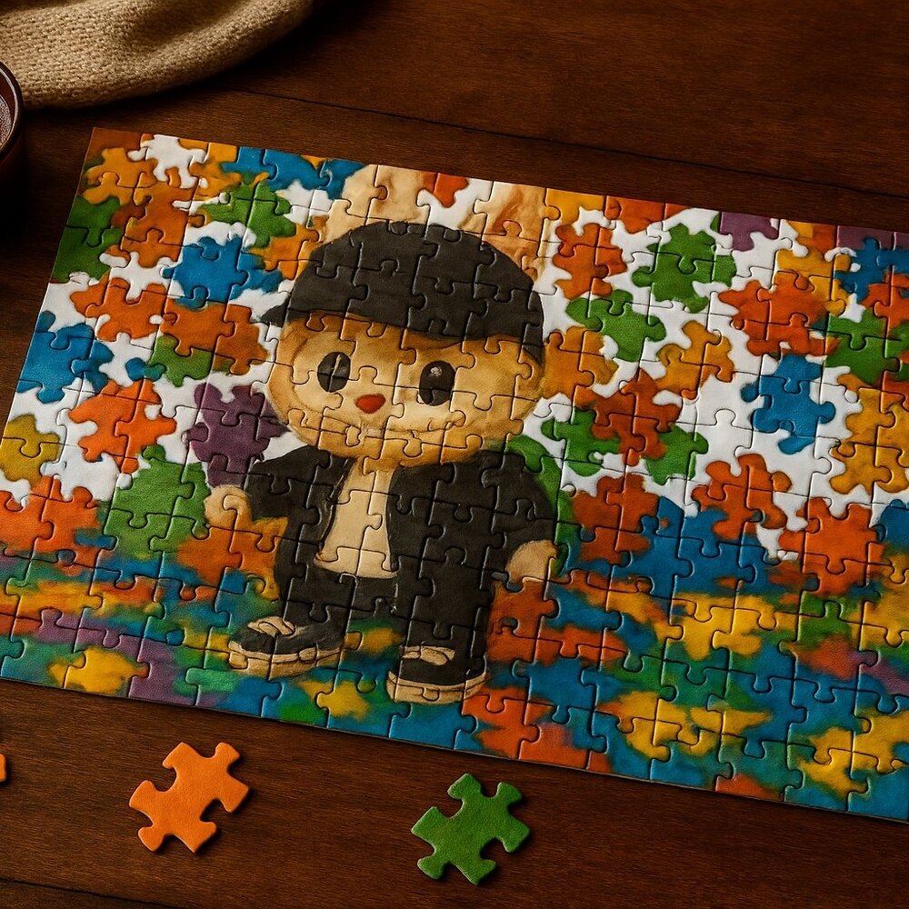 Cartoon Character 120 piece Puzzle Custom Made - NWT